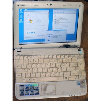 Нетбук MSI Wind U100 (Intel Atom N270 1.66Ghz /1024Mb DDR2 /120Gb /10" 1024x600) - Казань