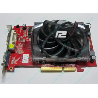 Б/У видеокарта 1Gb ATI Radeon HD4670 AGP PowerColor R73KG 1GBK3-P (Казань)